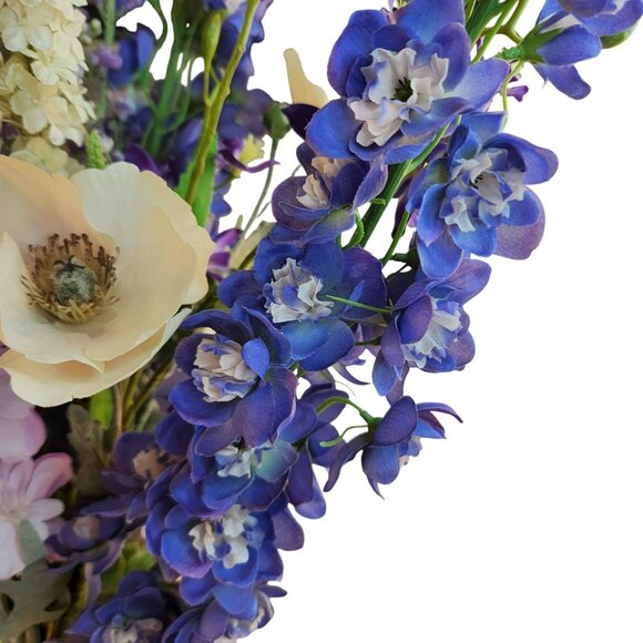 Artificial Purple & Lavender Flower Bouquet Hand-Tied Arrangement Stunning Displ - Picture 5 of 16